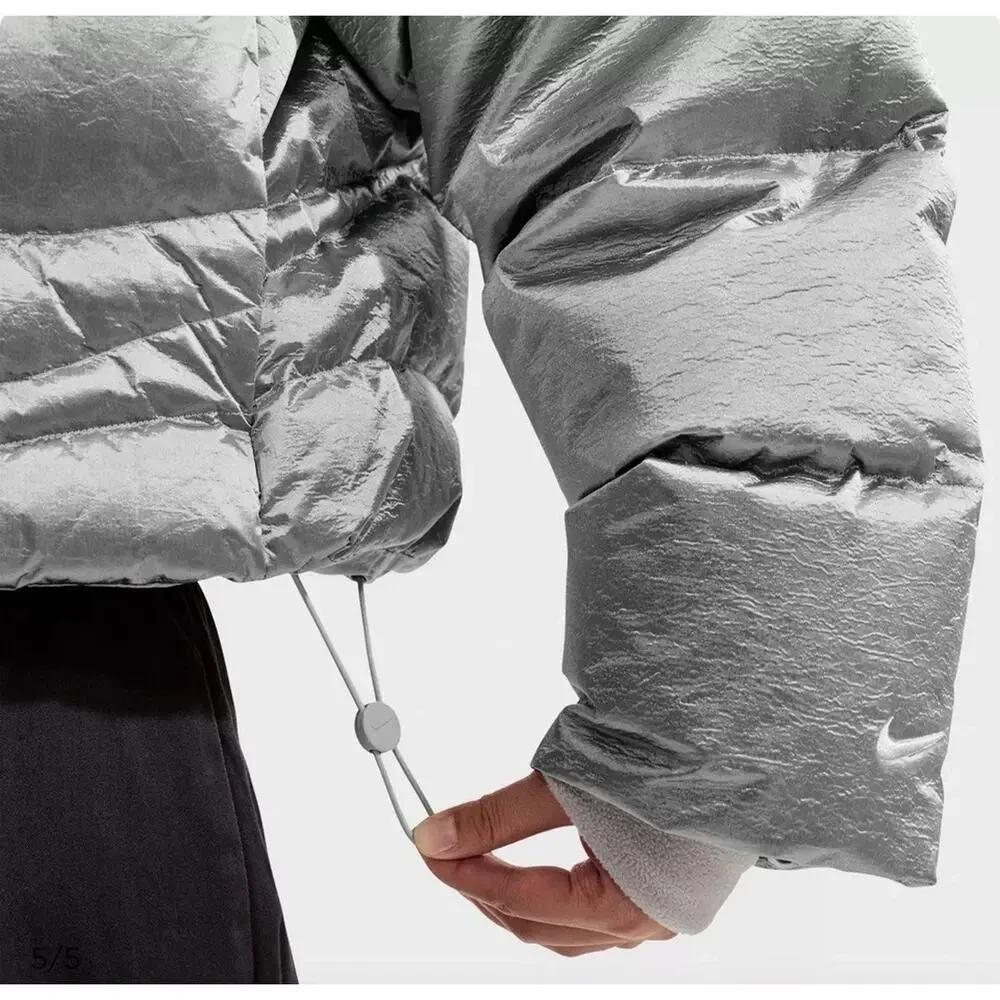 $275 Women's Nike Swoosh Series Therma-FIT Down Puffer Jacket Size XL NWT